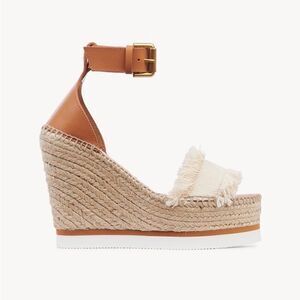 SEE BY CHLOE glyn fringed espadrille wedge